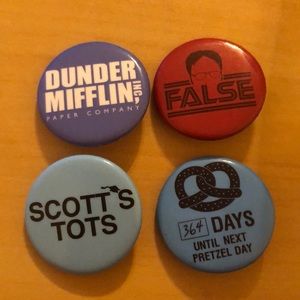 A cute the office set of pins